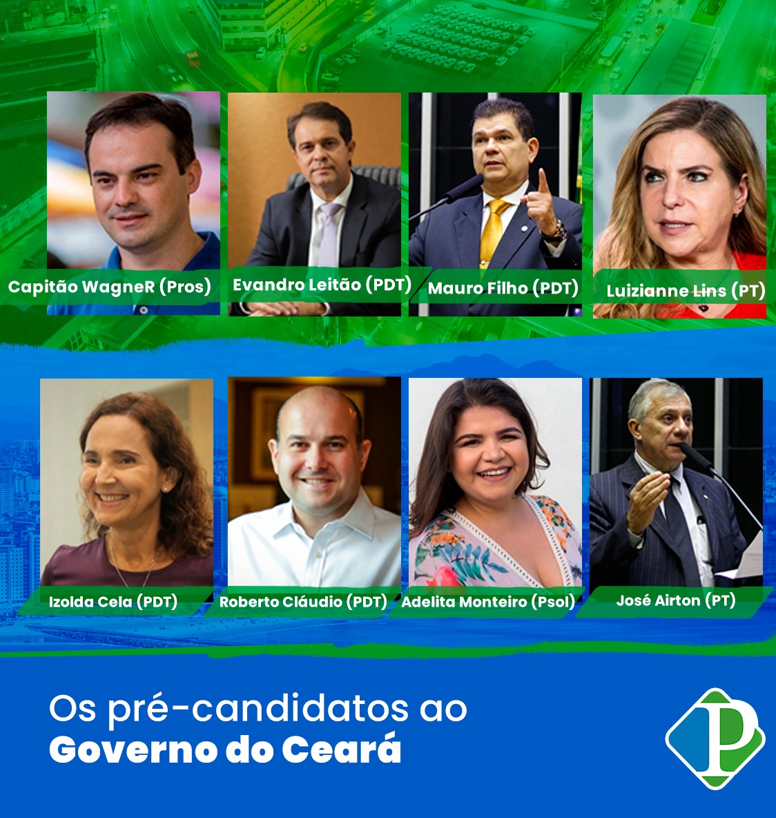 Os pré-candidatos ao Governo do Ceará