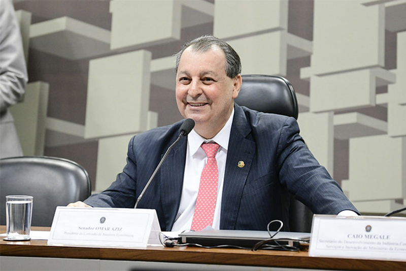 Senador Omar Aziz defende abertura de CPI para investigar envio de joias a Bolsonaro