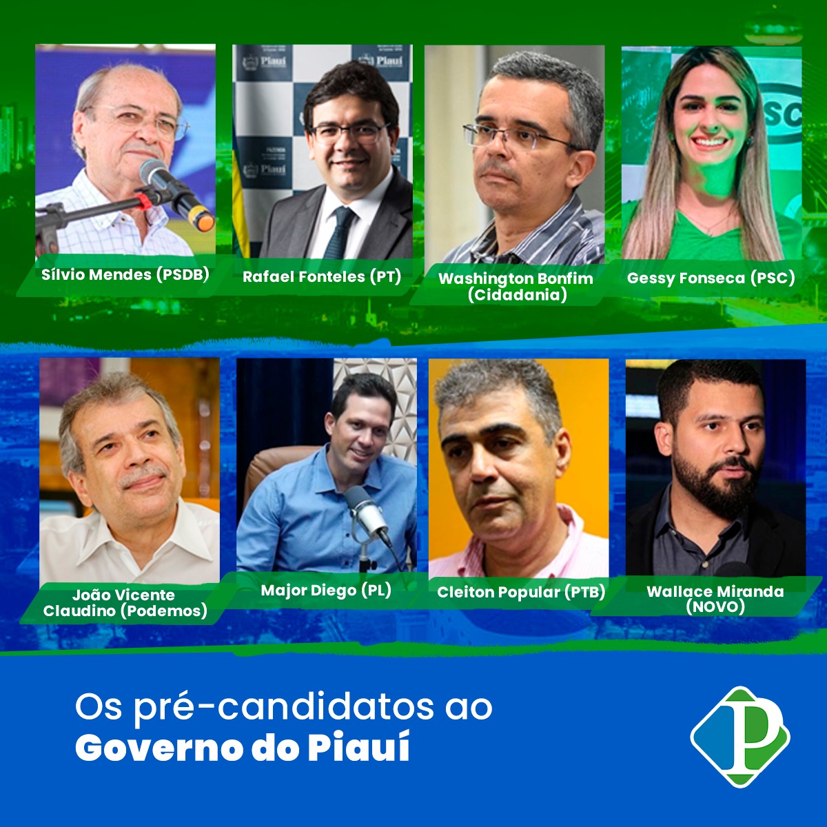 Os pré-candidatos ao Governo do Piauí