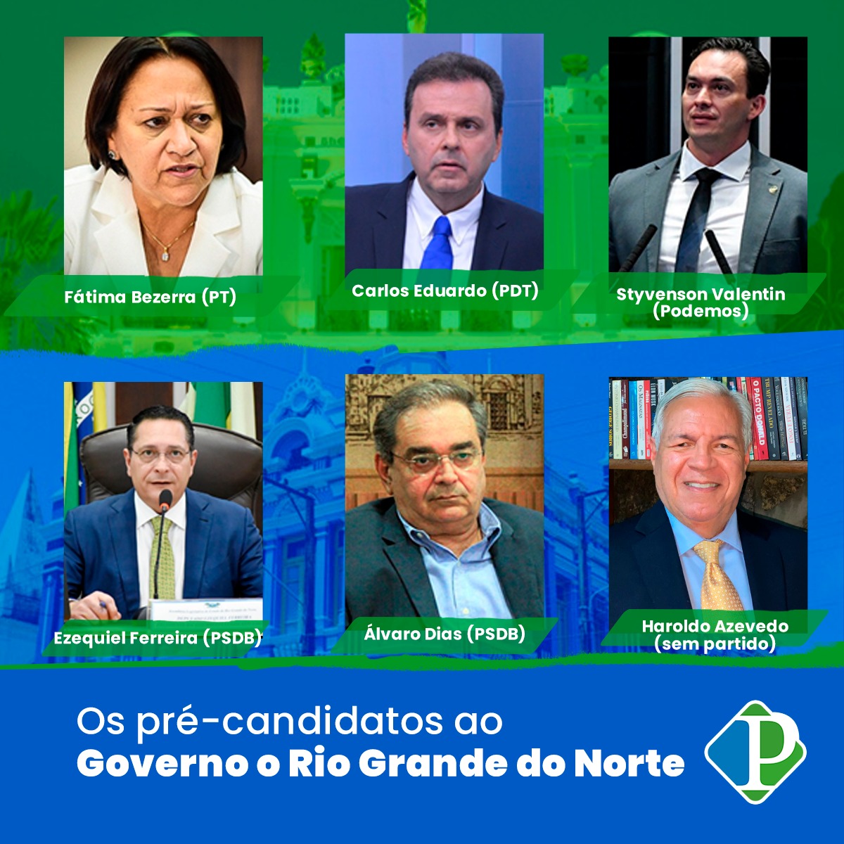 Os pré-candidatos ao Governo o Rio Grande do Norte