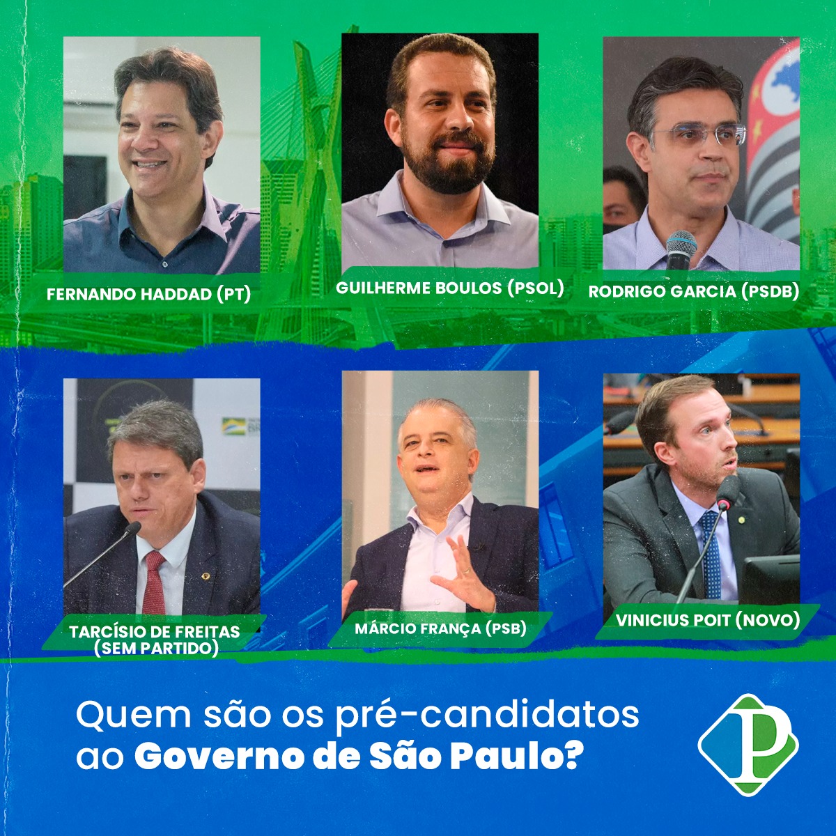 O maior colégio eleitoral do Brasil, São Paulo, lança os seus pré-candidatos ao Governo