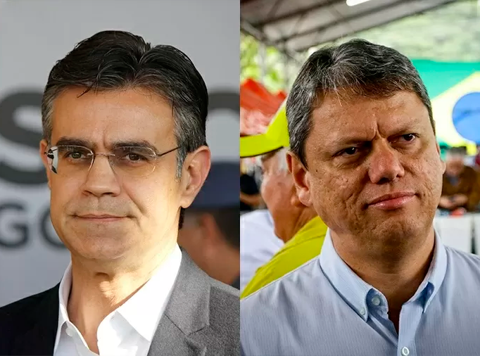 Em São Paulo, Garcia e Tarcísio estão empatados