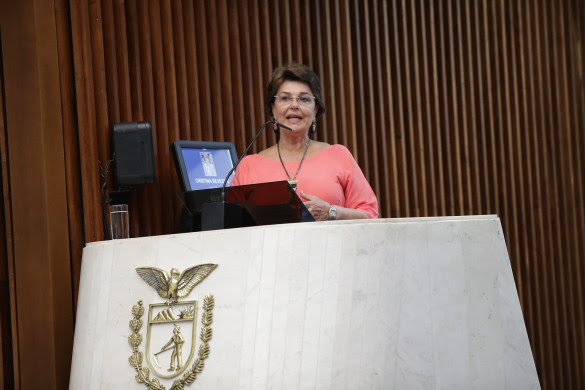 Cristina Silvestri dá as boas-vindas á bancada feminina e destaca conquistas da procuradoria da mulher