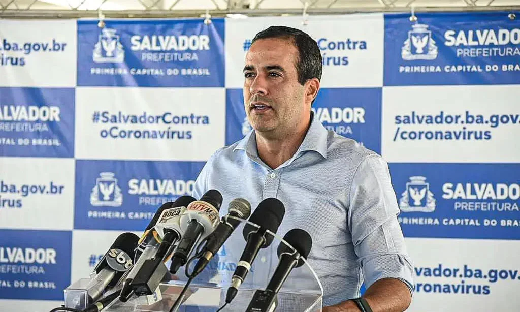 Prefeito Bruno Reis lidera com ampla vantagem nas intenções de voto para a reeleição em Salvador