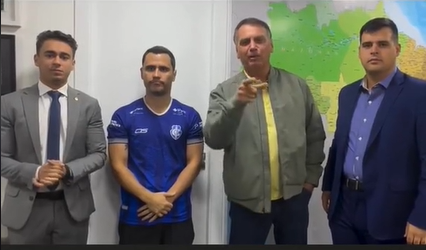 Bolsonaro, Engler, Nikolas e Cleitinho gravam vídeo para convocar ida ao ato